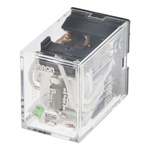 Omron Plug In Power Relay, 24V dc Coil, 5A Switching Current, 3PDT