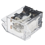 Omron Plug In Power Relay, 24V dc Coil, 10A Switching Current, DPDT