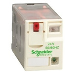 Schneider Electric Plug In Power Relay, 24V ac Coil, 3A Switching Current, 4PDT