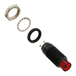 Dialight Red Indicator, Solder Turret Termination, 3.6 V dc, 9.53mm Mounting Hole Size