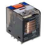 TE Connectivity Plug In Power Relay, 220V dc Coil, 6A Switching Current, 4PDT
