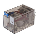 Hongfa Europe GMBH Plug In Power Relay, 12V dc Coil, 10A Switching Current, DPDT