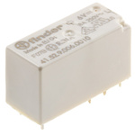 Finder PCB Mount Power Relay, 6V dc Coil, 8A Switching Current, DPDT