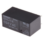 Omron PCB Mount Power Relay, 24V ac Coil, 16A Switching Current, SPDT