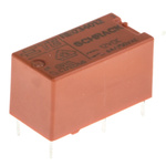 TE Connectivity PCB Mount Power Relay, 12V dc Coil, 6A Switching Current, SPST