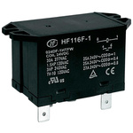 Hongfa Europe GMBH Flange Mount Power Relay, 24V dc Coil, 30A Switching Current, SPST