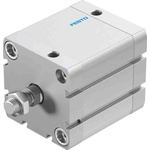 Festo Pneumatic Compact Cylinder 63mm Bore, 40mm Stroke, ADN Series, Double Acting