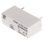 TE Connectivity PCB Mount Power Relay, 12V dc Coil, 8A Switching Current, SPST