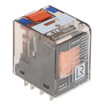 TE Connectivity Plug In Power Relay, 48V dc Coil, 6A Switching Current, 4PDT