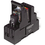 TE Connectivity DIN Rail Power Relay, 24V ac Coil, 12A Switching Current, DPDT