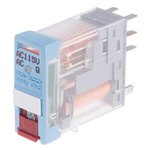 Releco PCB Mount Power Relay, 115V ac Coil, 5A Switching Current, DPDT