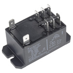 TE Connectivity Flange Mount Power Relay, 24V dc Coil, 30A Switching Current, DPDT