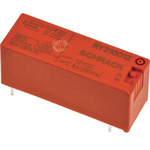 TE Connectivity PCB Mount Power Relay, 24V dc Coil, 8A Switching Current, SPDT