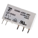 TE Connectivity PCB Mount Power Relay, 12V dc Coil, 6A Switching Current, SPDT