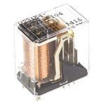 TE Connectivity PCB Mount Power Relay, 24V dc Coil, 5A Switching Current, DPDT