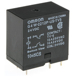 Omron PCB Mount Power Relay, 24V dc Coil, 10A Switching Current, DPST