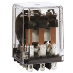 TE Connectivity Panel Mount Power Relay, 120V ac Coil, 10A Switching Current, 3PDT