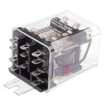 TE Connectivity Panel Mount Power Relay, 240V ac Coil, 10A Switching Current, 3PDT