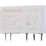 Panasonic SPDT Non-Latching Relay PCB Mount, 12V dc Coil, 6 A