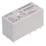 TE Connectivity PCB Mount Power Relay, 12V dc Coil, 8A Switching Current, DPDT