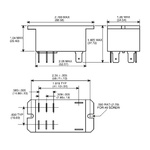 TE Connectivity PCB Mount Power Relay, 24V ac Coil, 30A Switching Current, DPST