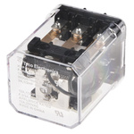 TE Connectivity Plug In Power Relay, 12V ac Coil, 10A Switching Current, 3PDT