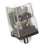 TE Connectivity Plug In Power Relay, 24V dc Coil, 10A Switching Current, DPDT