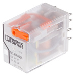 Phoenix Contact PCB Mount Power Relay, 24V ac Coil, 12A Switching Current, DPDT