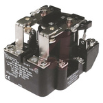 Schneider Electric Panel Mount Power Relay, 24V dc Coil, 40A Switching Current, DPDT