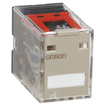 Omron Plug In Power Relay, 24V dc Coil, 5A Switching Current, 4PDT