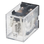 Omron PCB Mount Power Relay, 12V dc Coil, 10A Switching Current, DPDT
