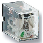 Omron Plug In Power Relay, 12V dc Coil, 10A Switching Current, DPDT
