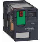 Schneider Electric Plug In Power Relay, 120V ac Coil, 12A Switching Current, DPDT