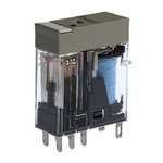 Omron Plug In Non-Latching Relay, 24V dc Coil, 5A Switching Current, DPDT