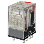 Omron Plug In Non-Latching Relay, 24V dc Coil, 3A Switching Current, 4PDT