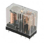 Omron PCB Mount Non-Latching Relay, 24V dc Coil, 5A Switching Current, DPDT