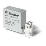 Finder PCB Mount Relay, 12V dc Coil, 16A Switching Current, SPST