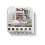 Finder Panel Mount Relay, 48V ac Coil, 10A Switching Current, SPST, SPST