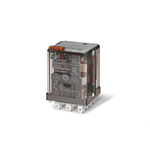 Finder Plug-In Mount Power Relay, 24V dc Coil, 16A Switching Current, 3PST