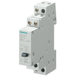 Siemens DIN Rail Latching Power Relay, 12V ac Coil, 16A Switching Current, DPST