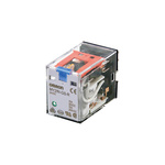 Omron Plug In Latching Power Relay, 100 → 110V dc Coil, 6A Switching Current, 4PDT