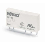 Wago DIN Rail Power Relay, 24V dc Coil, 6A Switching Current