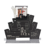 Omron DIN Rail Power Relay, 12V dc Coil, 6A Switching Current, SPDT