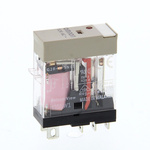Omron Plug In Non-Latching Relay, 12V ac Coil, 10A Switching Current, SPDT