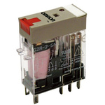 Omron Plug In Non-Latching Relay, 230V ac Coil, 5A Switching Current, DPDT