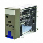 Omron Plug In Non-Latching Relay, 48V dc Coil, 5A Switching Current, DPDT