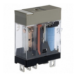 Omron Plug In Non-Latching Relay, 24V dc Coil, 10A Switching Current, SPDT