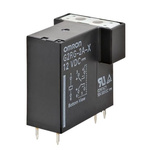 Omron PCB Mount Non-Latching Relay, 12V dc Coil, 10A Switching Current, DPST