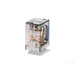 Finder Plug In Relay, 125V dc Coil, 10A Switching Current, 3PDT, 3PDT