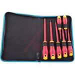 Insulated Tool Kit; Incl 3 Phillips and 4 Slotted screwdrivers; case